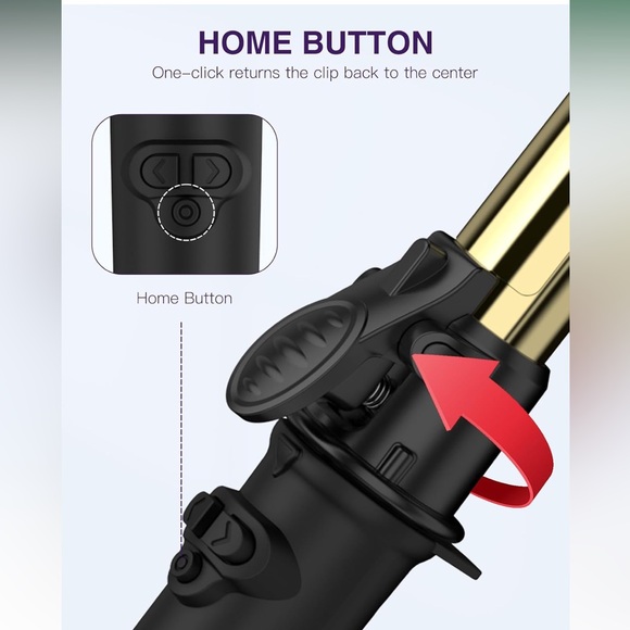 Rotating Curling Iron, 1inch Automatic Curling Iron, Rapid Heat - Picture 7 of 16